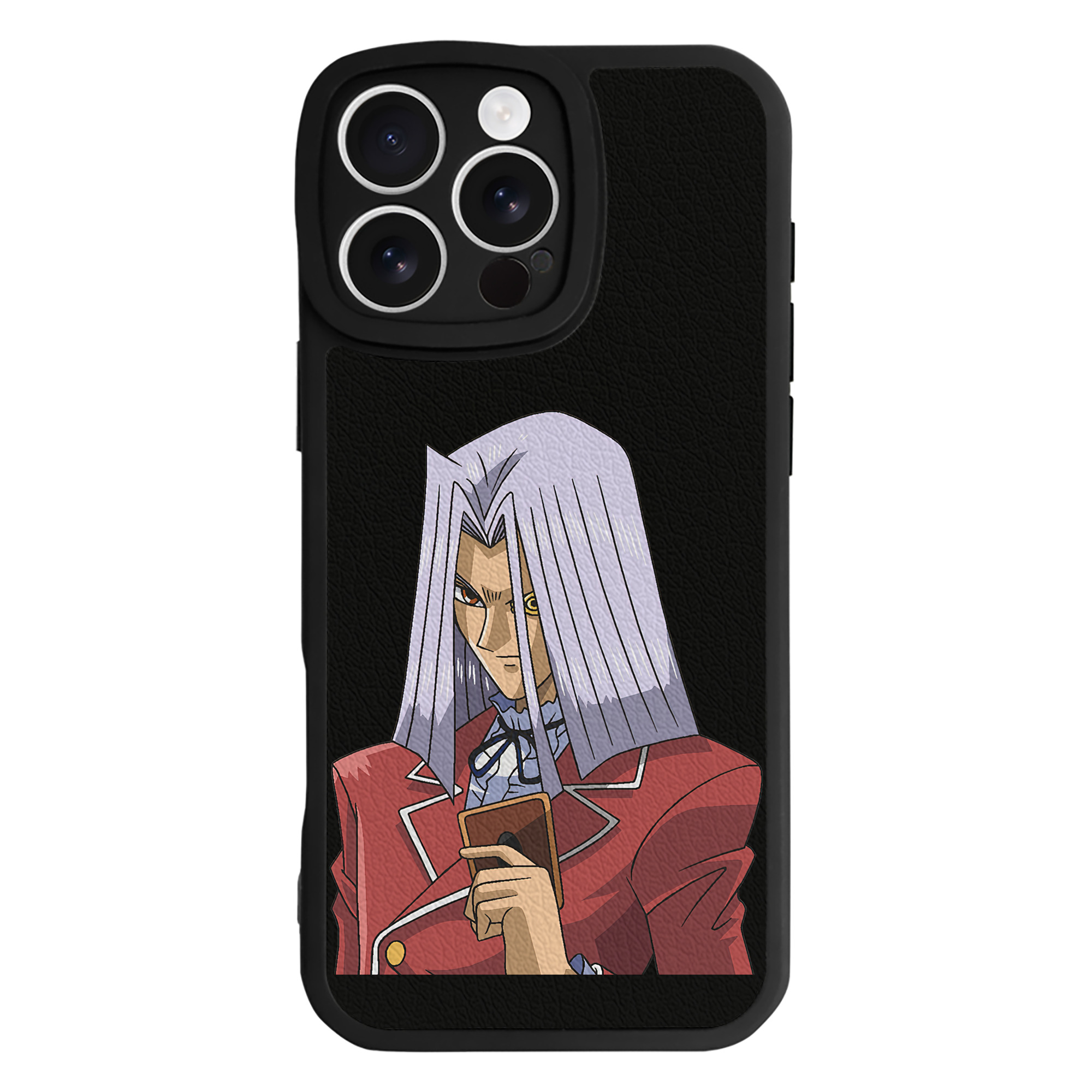 遊☆戯☆王 Yu-Gi-Oh! 【iPhone 16シリーズ対応】シリコンスマホケース（レザー調） 材質：シリコン